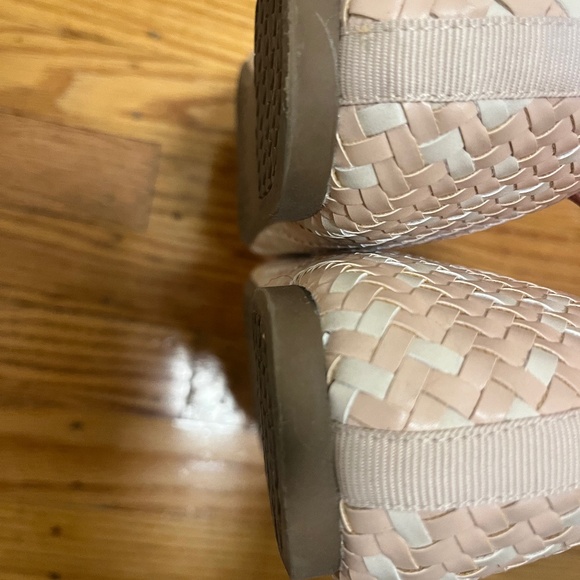 Birdies Starling Woven Flats in Pale Blush Pink and Cream Basket Weave Size 9.5 - Picture 12 of 16